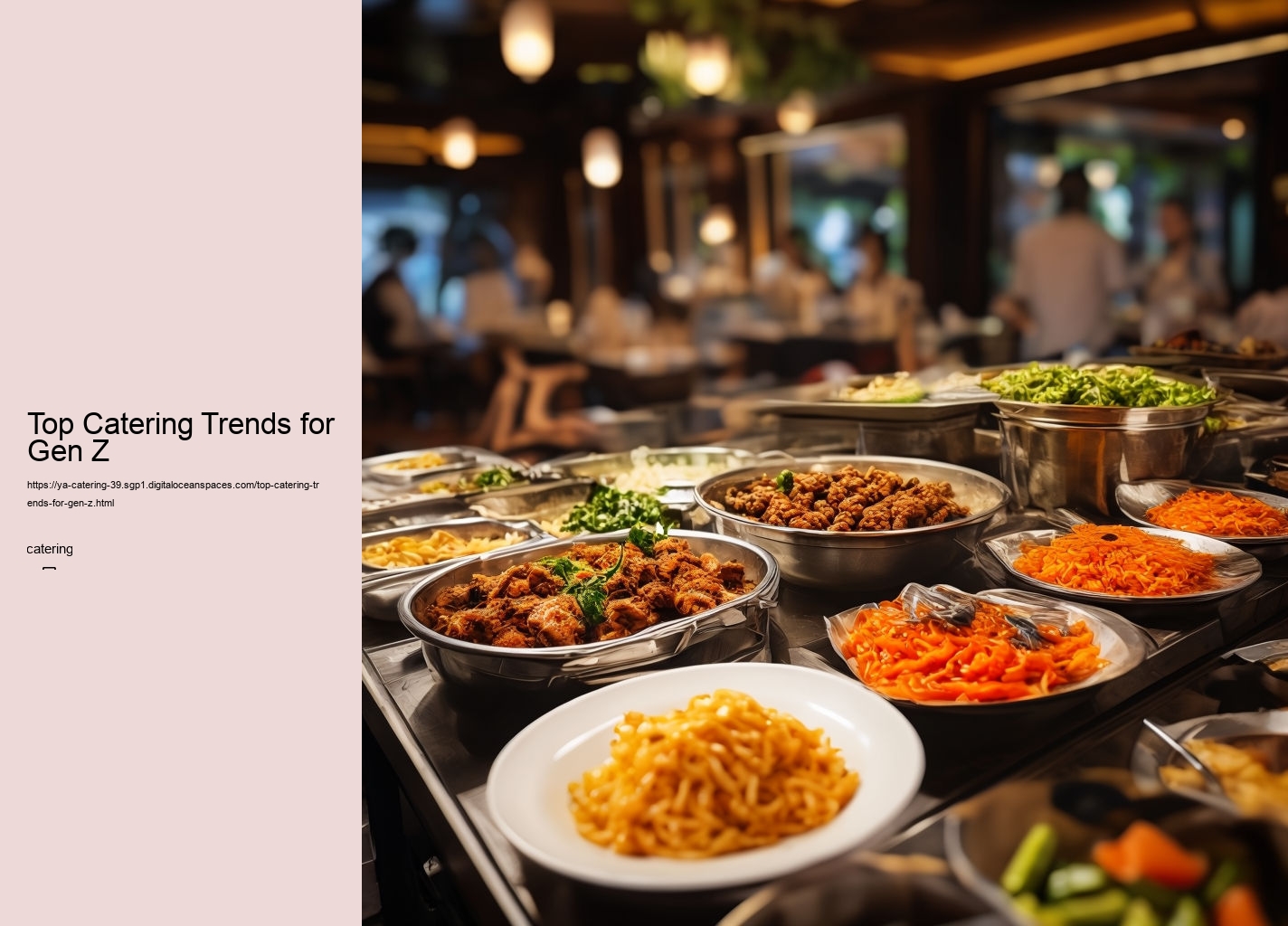 Top Catering Trends for Gen Z